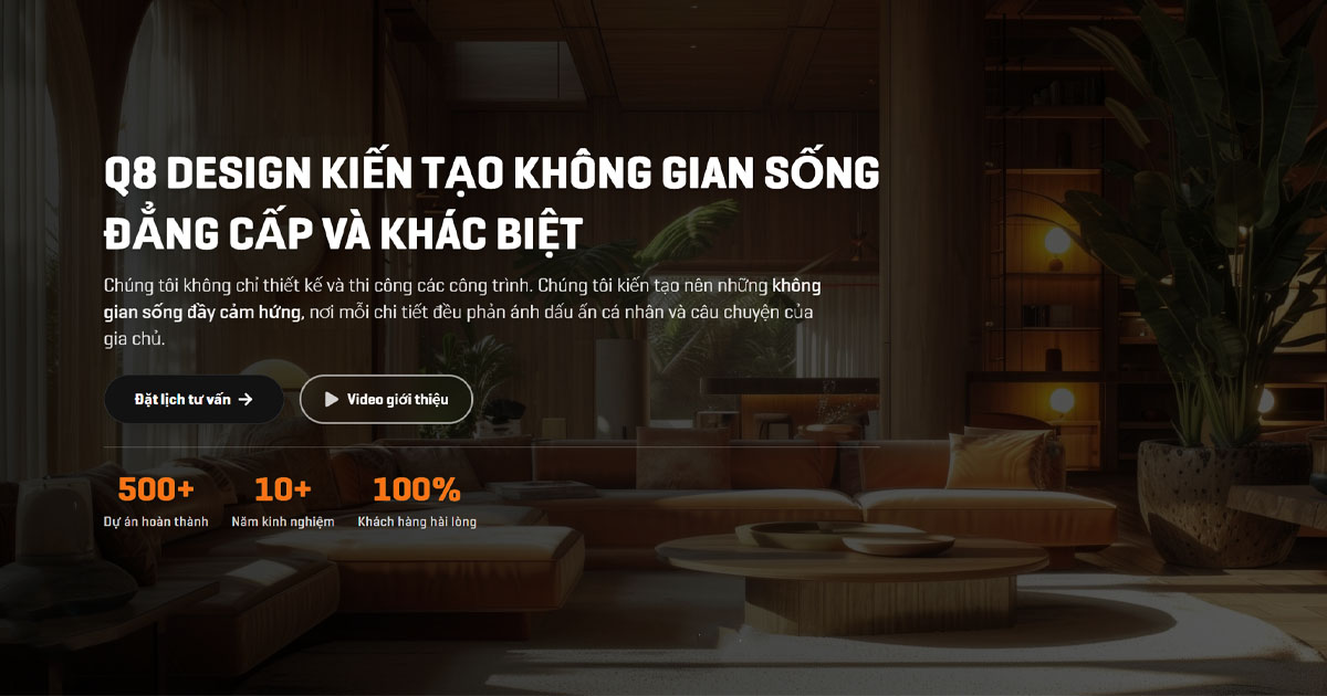 Q8 Design | Thiết kế & Thi công Nội thất Trọn gói